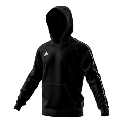 Abbildung von adidas Performance CORE Kapuzenpullover für Kinder, Größe: 128, Black/white