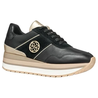 Abbildung von Geox NEW Kency Sneaker low, Damen, Größe: 38, Black Schuhe