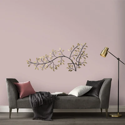 Abbildung von Art for the home Wandbild &quot;Branch&quot;, (1 St.), Luxus Metal Wanddeko