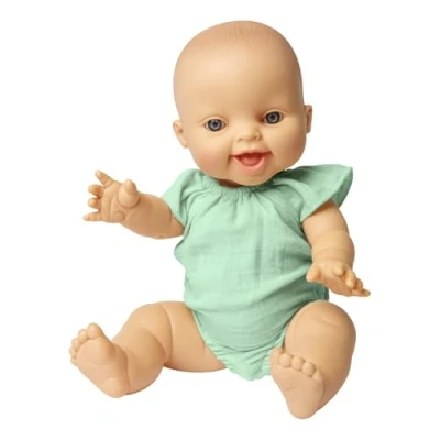 Abbildung von M&auml;dchen Babypuppe Mia mit Body mint, 34 cm