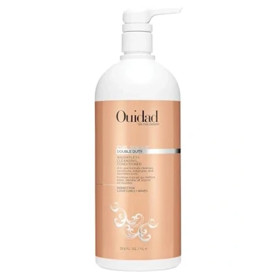 Abbildung von Ouidad Curl Shaper Double Duty Weightless Cleansing Conditioner, Multitasking Formel, als Reinigungsconditioner oder Co Wash zur sanften Entfernung von Ablagerungen, 1 Litre