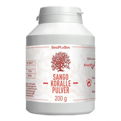 Abbildung von Sango Koralle naturrein Pulver