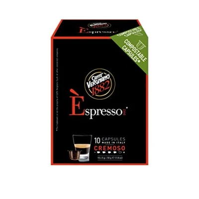 Abbildung von Caffè Vergnano 1882 Èspresso1882 Cremoso 10 Capsule Compatibili Nespresso 3er pack