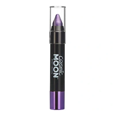 Abbildung von Cosmic Moon Metallic Gesichtsbemaltungsstift/Körpermalkreide Make Up für Gesicht &amp; Körper 3.5g Erstellen Sie mühelos professionelle Designs! Violett