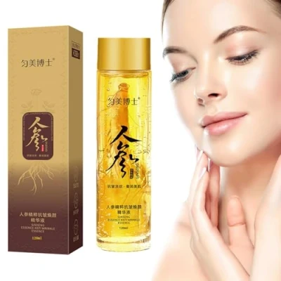 Abbildung von Ginseng Peptid Anti Aging Serum, Falten Wasser Hautverjüngung Aging, straffende Gesichtsprodukte mit Ginseng, Essenzwasser, Extrakt Flüssigkeit (1PCS)