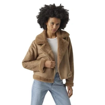 Abbildung von Vero Moda Vmpeggy Jacket Winterjacke, Damen, Größe: XL, Tigers eye