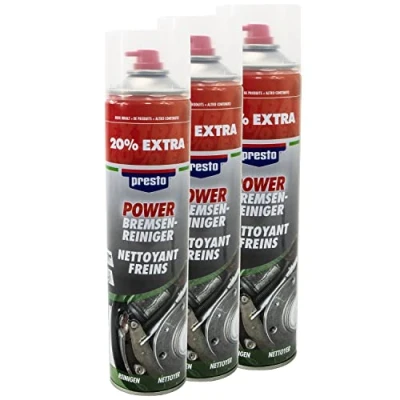 Abbildung von Bremsenreiniger Power Teilereiniger Spray Presto 307287 3 X 600 ml