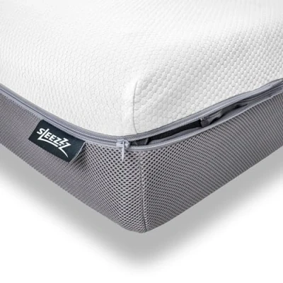 Abbildung von Sleezzz Premium Matratze Viscoschaum, Höhe 20 cm, Härtegrad H2/H3, mit Wendegriffen (90 x 200 cm)