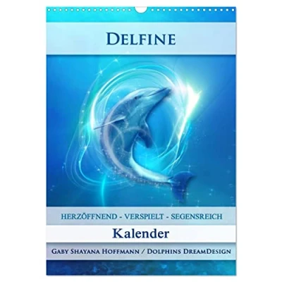 Abbildung von Delfine Kalender (Wandkalender 2025 DIN A3 hoch), CALVENDO Monatskalender