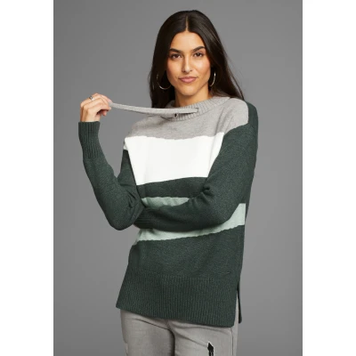 Abbildung von Laura Scott Streifenpullover mit Bindebändern NEUE KOLLEKTION