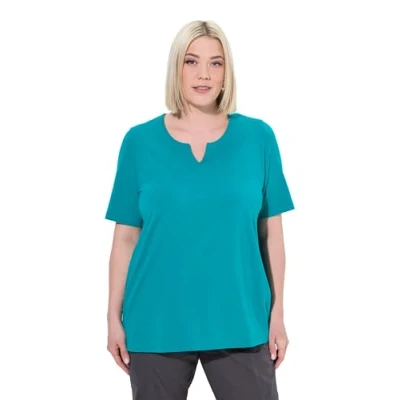 Abbildung von Ulla Popken T Shirt A Linie Tunika Ausschnitt Halbarm