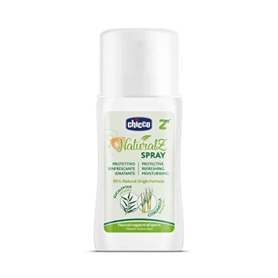 Abbildung von CHICCO NaturalZ Schutzspray, 100 ml, natürlicher Schutz während der Sommersaison, mit Zitronengras und Eukalyptus, Tag Nachtschutz