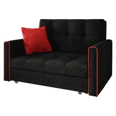 Abbildung von MIRJAN24 Schlafsofa Viva Bis II, mit Bettkasten und Schlaffunktion, inkl. Kissen, 2 Sitzer, Metallfüße