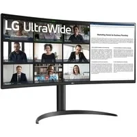 Abbildung von LG UltraWide™ 34WR55QK B Ultrabreiter PC Monitor 34 Zoll (34 cm) VA Display, QHD Auflösung (3440 x 1440), 5 ms GtG 100 Hz, HDR 10, sRGB 90% (CIE1931), neigbar, höhenverstellbar, Hochformat