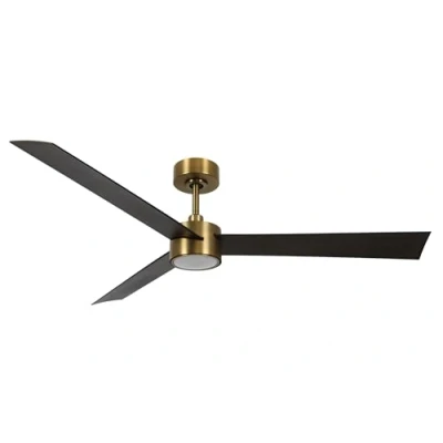 Abbildung von Beacon Ventilator mit Licht Climate IV messing/walnuss leise