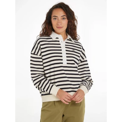 Abbildung von Tommy Hilfiger Poloshirt RLX SMD BRETON STRIPE POLO HWK mit Streifenmuster
