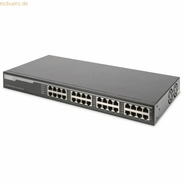 Abbildung von DIGITUS PoE+ Injektor 16 Port IEEE802.3at Gigabit Ethernet 19 Zoll Rack 250 Watt gesamt bis zu 30 Watt/Port