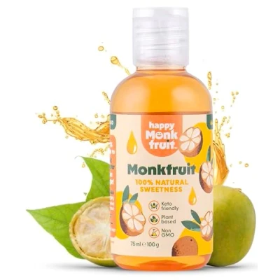 Abbildung von Mönchsfrucht Süßstoff 100% Natürlich, Keto &amp; Diabetesfreundlich Ohne Bitterkeit, Erythrit Perfekt zum Backen Getränke