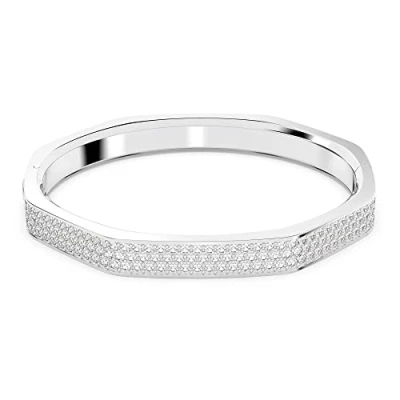 Abbildung von Swarovski Dextera Octagon PAVÉ Armband, Damen, Größe: Large, Silver tone
