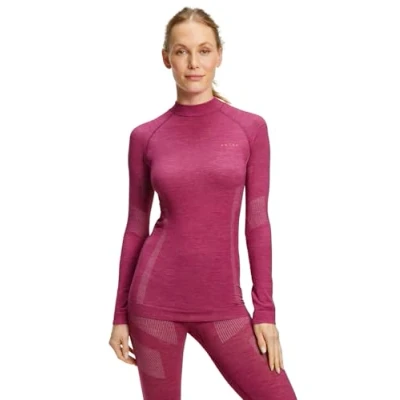 Abbildung von Falke Wooltech Functional Underwear FOR COLD TO VERY Conditions Unterhemd/shirt, Damen, Größe: XS, Radiant orchid