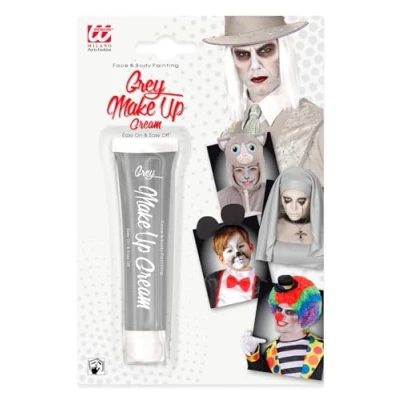 Abbildung von Widmann 4034G Make Up Grau, in der Tube, 28 ml, Schminke, Geist, Mottoparty, Karneval, Halloween