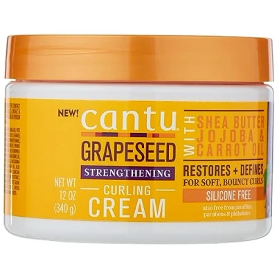 Abbildung von Cantu Grapeseed Strengthening Curling Cream 12OZ 340G Styling, Größe: 340 g,