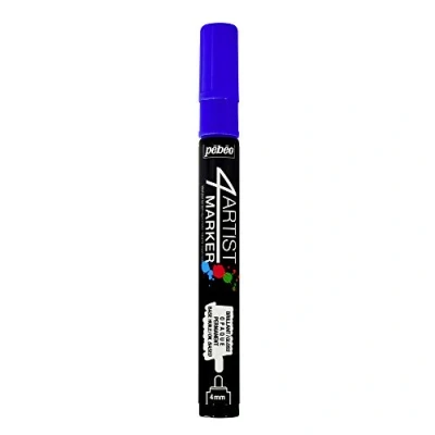 Abbildung von Pebeo 580111 4 Künstler Marker, Metall, deep Blue