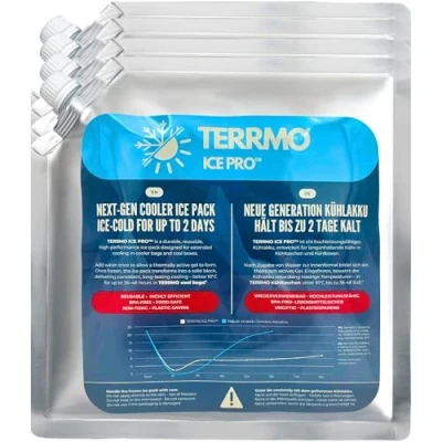 Abbildung von TERRMO Ice Pro™ Premium Groß Kühlakku für Kühltasche, Kühlbox, Kühlrucksack Lange Kühldauer bis zu 48 72h Wiederverwendbar, Hochleistungsfähig Kühlelemente XL 830ml/900g, 25x25cm (4er Pack)