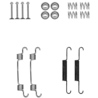 Abbildung von HELLA 8DZ 355 202 001 Zubehörsatz, Feststellbremsbacken KIA: Sportage III, II, Magentis HYUNDAI: Tucson, Matrix, SONATA 4