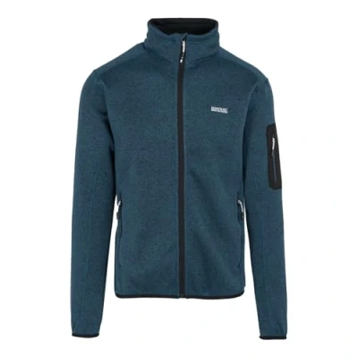 Abbildung von Herren Fleecejacke hoher Kragen. Reißverschlusstaschen Newhill. grün