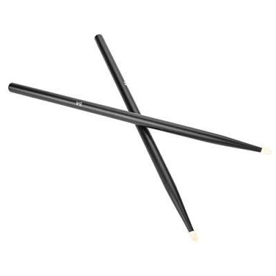 Abbildung von 1 Paar 5A Drumsticks, Ahorn Holz Drumsticks Instrumente Zubehör(Schwarz)