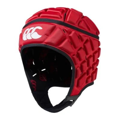 Abbildung von Canterbury Unisex Erwachsene Headguard Raze Kopfschutz, Flag Red, L