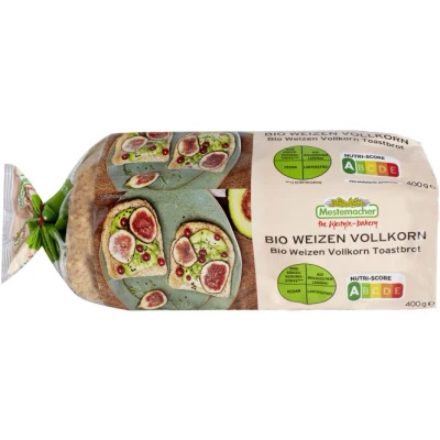 Abbildung von Mestemacher Bio Weizen Vollkorn Toastbrot 400G
