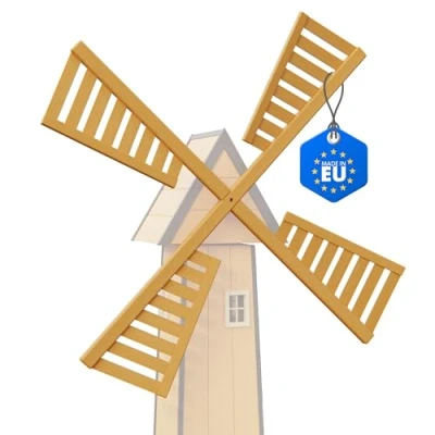 Abbildung von DSH DEKO SHOP HANNUSCH Gartenfigur Windmühlenflügel Spannweite 60 cm