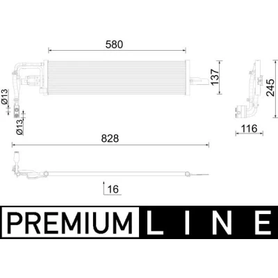Abbildung von MAHLE ORIGINAL CLC 290 000P Ölkühler, Automatikgetriebe