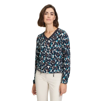 Abbildung von Betty Barclay Langarmshirt, Damen, Größe: 36, Dark blue petrol