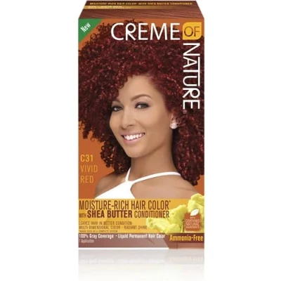 Abbildung von Creme of Nature Feuchtigkeit Rich Haarfarbe Kit, Kräftiges Rot