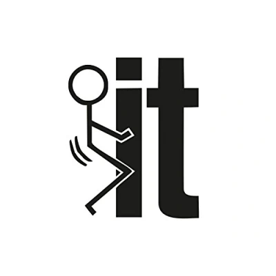 Abbildung von Plott Aufkleber Fuck It Off Sticker Stickman Shocker Tuning Fun Gag