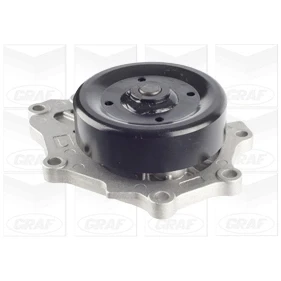 Abbildung von GRAF PA1001 Wasserpumpe mit Dichtung mechanisch Stahlblech 110,2 für Keilrippenriementrieb TOYOTA: Auris Schrägheck, Avensis III Station Wagon