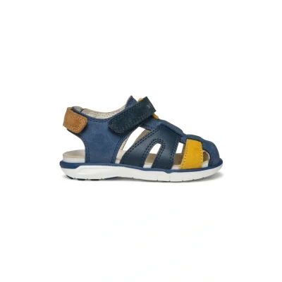 Abbildung von Geox Trekkingsandale für Kinder, Größe: 20, dark navy yellow Schuhe