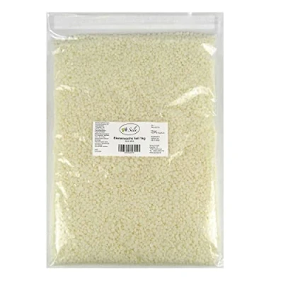 Abbildung von Sala Bienenwachs Pastillen hell gebleicht weiß Ph. Eur. 1 kg 1000 g Beutel