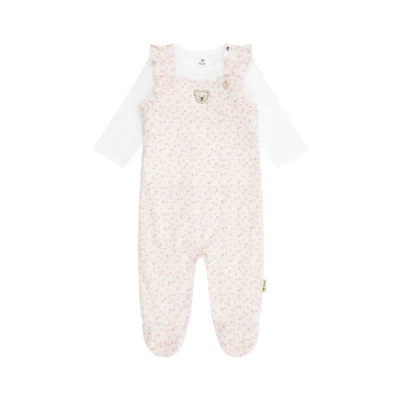 Abbildung von Steiff Baby Mädchen Langarm Set Strampler und T Shirt, Heavenly pink, 80