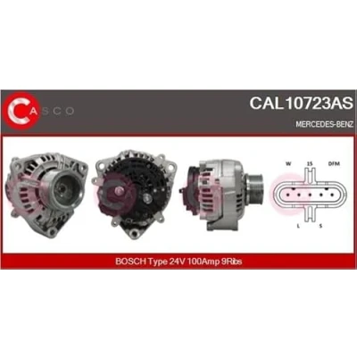 Abbildung von CASCO CAL10723AS Lichtmaschine 24V 100A