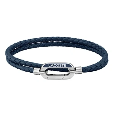 Abbildung von Lacoste Starboard Armband, Herren, Größe: One Size, Silber / blau