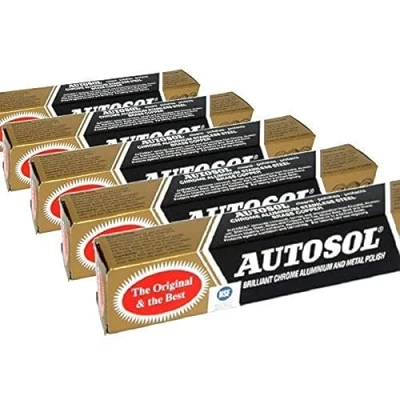 Abbildung von Autosol 5er Pack Metall Politur (75ml X5) Chrom Alu Edelstahl Messing Kupfer Usw