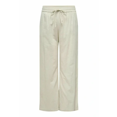 Abbildung von Only Carmakoma Damen Cartizana Cotton Loose Pants WVN Noos, Pumice Stone, 54