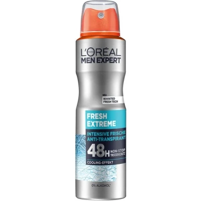 Abbildung von L&#039;Oréal Men Expert Deo für Männer, Effektives Deospray mit integriertem Cooling Effekt bis zu 48 Stunden Frische, Fresh Extreme, 6 x 150 ml
