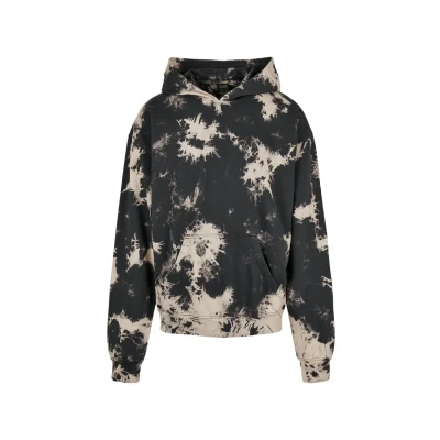 Abbildung von Urban Classics Bleached Hoody Kapuzenpullover, Herren, Größe: Small, Black