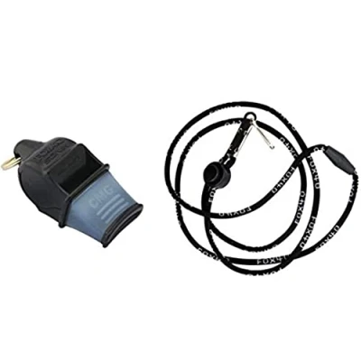 Abbildung von Fox 40 Sonik Blast CMG Whistle Referee Coach Outdoor Enthusiasts Dog Black