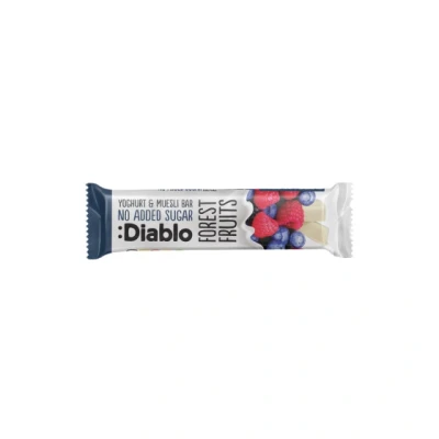 Abbildung von Diablo Joghurt &amp; Müsli Riegel Waldfrüchte ohne Zuckerzusatz mit Maltitol gesüßt Frühstücksbar Diabetikerfreundlicher Korb erhältlich perfekt zum Verschenken 1 30 g (1 Stück)